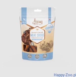 Bemo Meat Sticks monoproteinowe kabanosy z indyka 180g