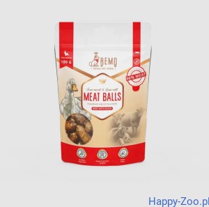 Bemo Meat Balls półmiękkie smaczki dla psów wołowina z kaczką 180g