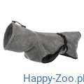 TX-23572 Szlafrok dla psa szary tkanina frotte.webp