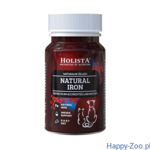 PRZECENA HOLISTA Natural Iron 90 szt tabletek dla psa i kota 04.2026