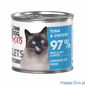 JohnDog filety tuńczyk kurczak 140g