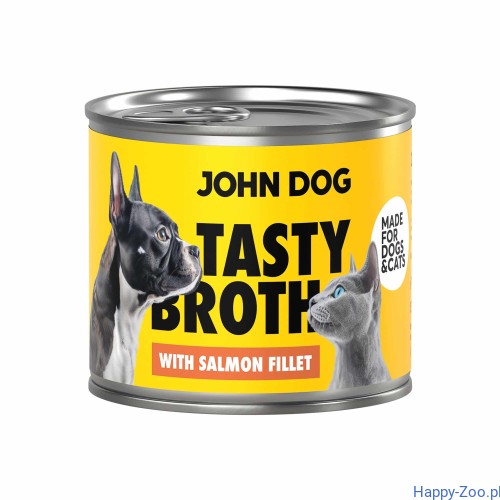 John Dog Zupa dla kota i psa z łososiem 140g.jpg