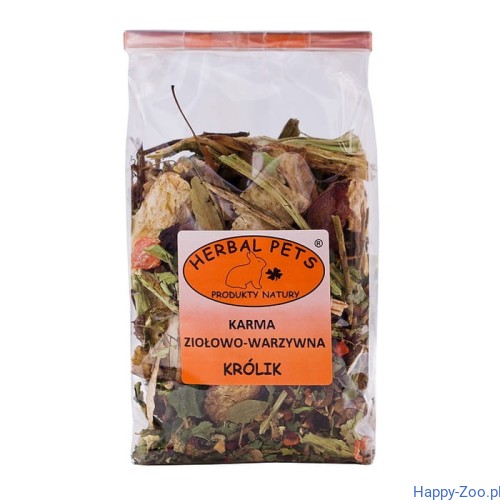 Herbal Pets Karma ziołowo-warzywna dla królika 150g.jpg