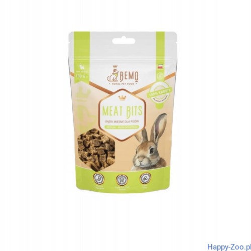 BEMO Meat Bits Rabbit - kąski królik 130g.jpg