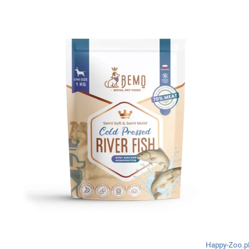 Bemo Cold Presses River Fish - karma tłoczona na zimno z rybami rzecznymi 1kg.webp