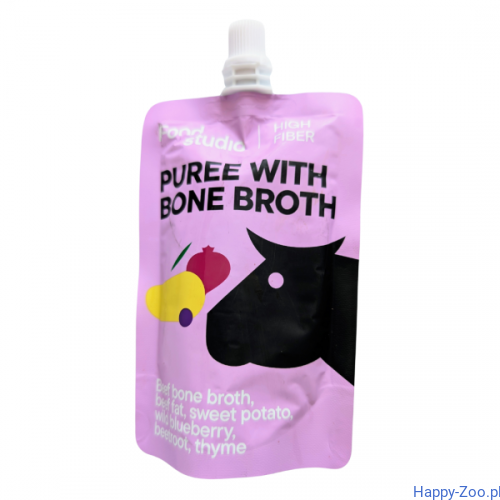 Food Studio Chefs PUREE bulion wołowy z batatami, dzikimi jagodami i burakami 150ml.png