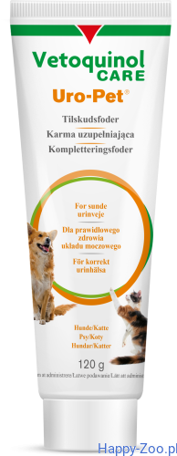 VETOQUINOL Uro-Pet - pasta zakwaszająca mocz dla psa i kota - 120g.png