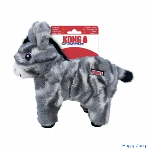 KONG Low Stuff Stripes Donkey Osioł.webp