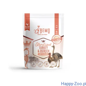 Bemo Cat Sterilised Turkey & Ostrich – karma sucha dla kota z indykiem i strusiem