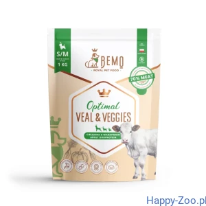 Bemo Optimal - karma sucha dla psa z cielęciną i warzywami M/L 1KG 