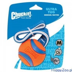 Chuckit! Ultra Tug (M) ø 6,5cm - ultra piłka na taśmie dla psa