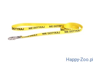  Smycz prosta NIE DOTYKAJ szerokość 20, długość 130cm
