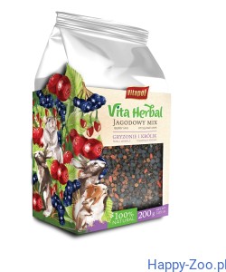 Vitapol Vita Herbal dla gryzoni i królika jagodowy mix 200 g