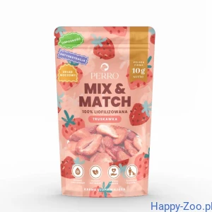 PERRO MIX & MATCH Truskawka Przysmaki liofilizowane 10g