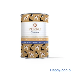 PERRO Cielęcina z cukinią monobiałkowa karma dla psa 400g 