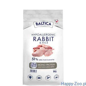 PRZECENA Baltica Nutraceutic Adult Rabbit&Rice M 9kg 05.06.2026