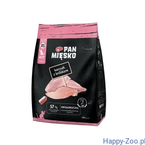Pan mięsko karma sucha dla kociąt kurczak z królikiem 400g 