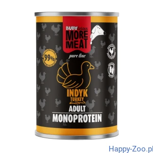 BUBAlicious dla psa mono indyk 400g