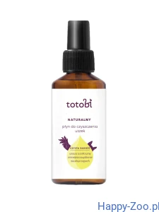 TOTOBI Naturalny płyn do czyszczenia uszek dla psów i kotów 100ml 