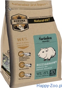 Natural-VIT Korona Natury Mieszanka dla Świnki morskiej 750g 