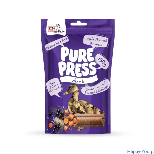 Syta Micha Smaczki Kaczka z marchewką i koprem włoskim 150g.webp
