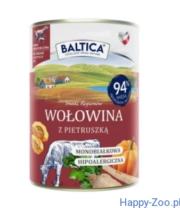 Baltica Smaki Regionów karma mokra wołowina z pietruszką 400g