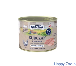 Baltica Smaki Regionów Karma mokra Kot dorosły Kurczak z indykiem 185g