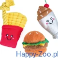 ZippyPaws pluszowe zabawki dla psa Fast Food 3sz.jpg