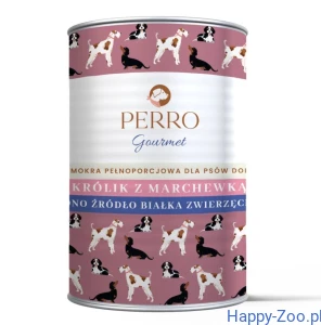 PERRO Królik z marchewką monobiałkowa karma dla psa 200g