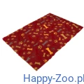 BUBA Dry Bed 100x75cm Kości łapy czerwo.jpg