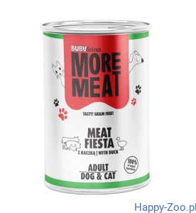 BUBAlicious Meat Fiesta pies i kot z kaczką 400g 