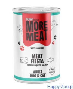 BUBAlicious Meat Fiesta piesi kot z łozosiem 400g 