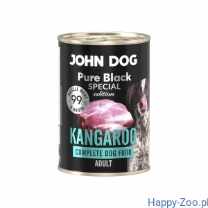 John Dog PURE BLACK Special Edition kangur 99%  400g