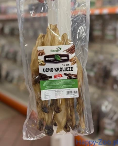 Ucho Królicze naturalne 10szt