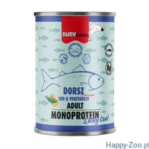 BUBAlicious Dorsz z warzywami 400g  