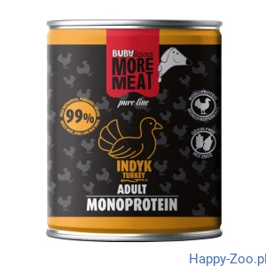 BUBAlicious dla psa mono indyk 800g
