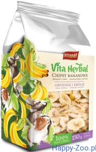 Vita Herbal Chipsy Bananowe 150g
