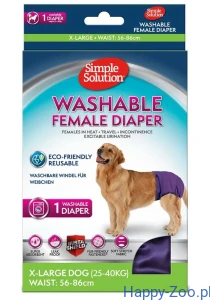 Simple Solution pielucha / majtki wielokrotnego użytku XL dla suczki
