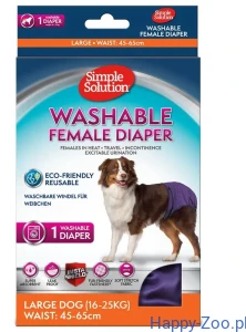 Simple Solution pielucha / majtki wielokrotnego użytku L dla suczki