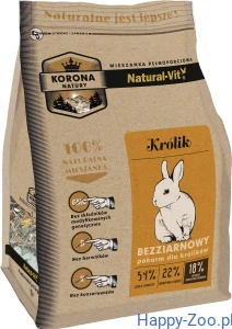Natural-VIT Korona Natury królik Mieszanka 750g 