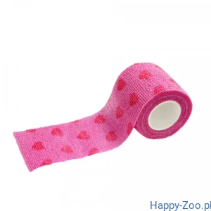 RECOVET Bandaż kohezyjny 5cm w serduszka 