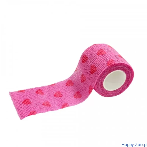 bandaz-kohezyjny-5-cm-x-45m-rozowy-w-serduszka.webp