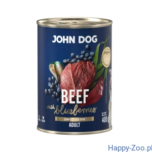 John Dog BERRY wołowina z borówkami 400g