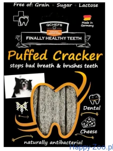 QCHEFS Puffed Cracker do higieny jamy ustnej 75g