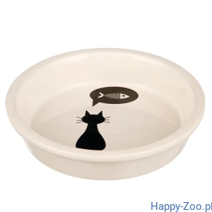 Trixie miska ceramiczna z kocim motywem 13cm
