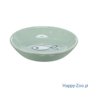 Miska ceramiczna dla kota TRIXIE z motywem ryby 14 cm - mix kolorów