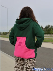 Bluza UNLEASHED Hoodie Pocket - Pink Accent