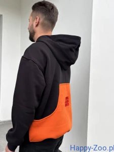 Bluza UNLEASHED Hoodie Pocket - Orange Accent 