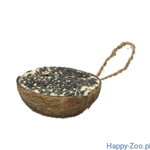 Garden&Fun Kula tłuszczowa z nasionami słonecznika w połówce kokosa dla ptaków wolnożyjących 290g