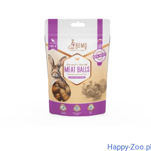 Bemo Meat Balls Turkey with rabbit - półmiękkie smaczki dla psów z królikiem 180g